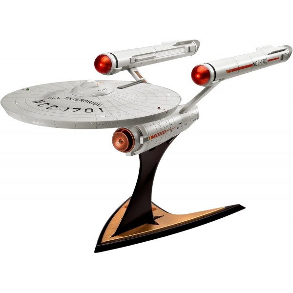 Revell 04991/4991 스타 트렉 James T. Kirk 04991 U.S.S. 엔터프라이즈 SF Bausatz 1:600, 1/600 TOS 싱글