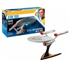 Revell 04991/4991 스타 트렉 James T. Kirk 04991 U.S.S. 엔터프라이즈 SF Bausatz 1:600, 1/600 TOS 싱글