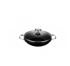 Le Creuset 강화 붙지 않는 얕은 캐서롤/유리 뚜껑이 있는 브레이저, 2.5qt.