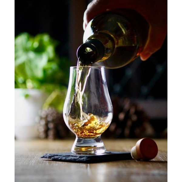 GLENCAIRN 위스키 잔과 물 주전자 및 물방울 선물 세트