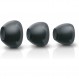 Philips SHE3905SL/00 인이어 헤드폰 마이크 포함(풍부한 사운드) 실버