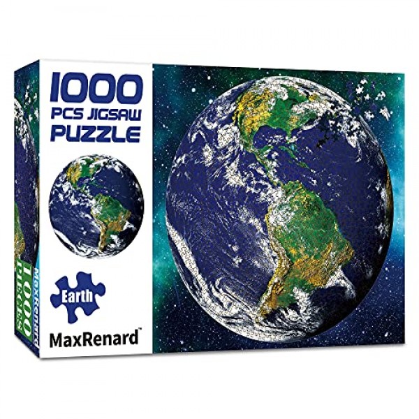 MaxRenard 게임 1000 조각 직소 퍼즐 라운드 퍼즐 장난감 지구