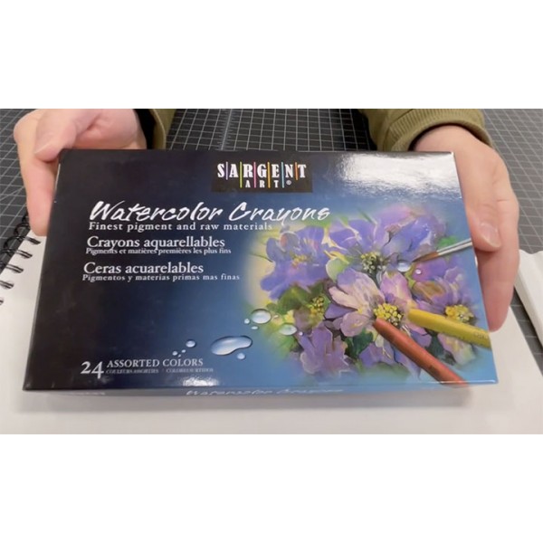 Sargent Art 22-1124 프리미엄 수채화 크레용 24개