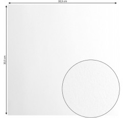 Vaessen Creative Florence Cardstock Paper, White, 200 g/m², 정사각형, 30.5 x 30.5 cm, 100개 팩, 부드러움, 스크랩북, 카드 제작, 다이 커팅 및 기타 종이 공예용 30.5x30.5 cm 200 g/m² 부드러