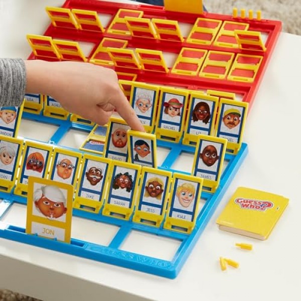 Hasbro Gaming 누구를 맞춰보세요? 6세 이상 어린이를 위한 2인용 오리지널 추측 게임