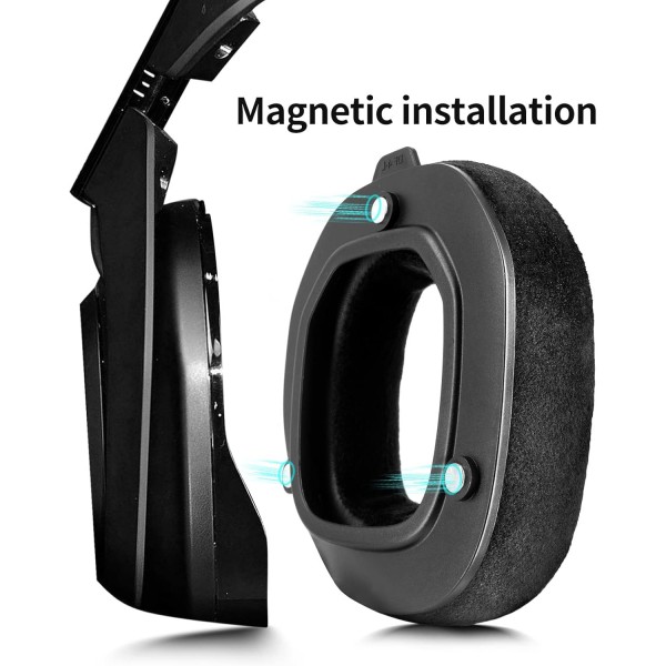 Astro a50 gen 4 이어 패드 교체용 이어 패드 Logitech Astro Gaming과 호환되는 이어 패드 A 50 Gen4 헤드폰(플란넬 이어 패드) 플란넬 이어 패드