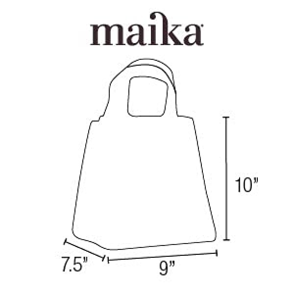 maika 재활용 캔버스 런치 & 파이 토트, 하나, 블루