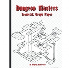 Dungeon Masters 아이소메트릭 그래프 용지: 간편한 3D 매핑