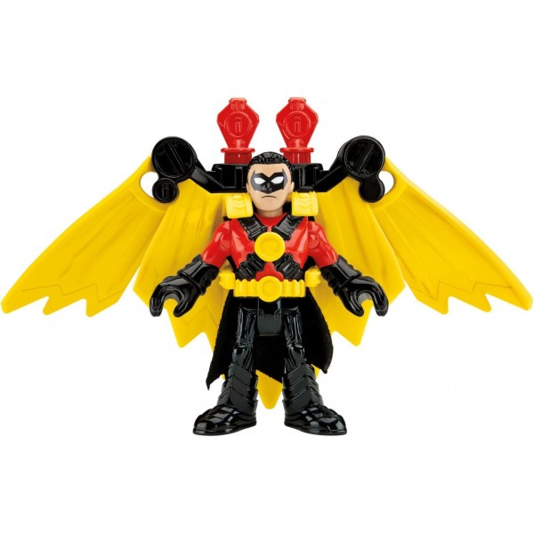 DC Fisher-Price - Imaginext Super Friends - Red Robin with Cape - 1 x 미니 피규어 + 액세서리