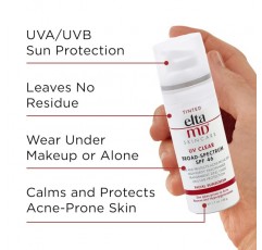 ELTA MD Eltamd Uv Clear Tinted Facial Sunscreen Broad Spectrum Spf 46 1.7 Oz