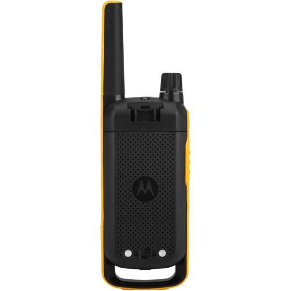 Motorola TLKR T92 H2O PMR 라디오(IP67, 내후성, 최대 10km 범위), 2개 및 Motorola Talkabout T82 Extreme PMR 라디오 - Motorola Talkabout 트윈팩 번들