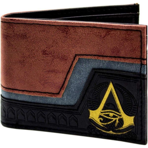 Assassin's Creed Origins Embossed Symbol 브라운 바이폴드 지갑