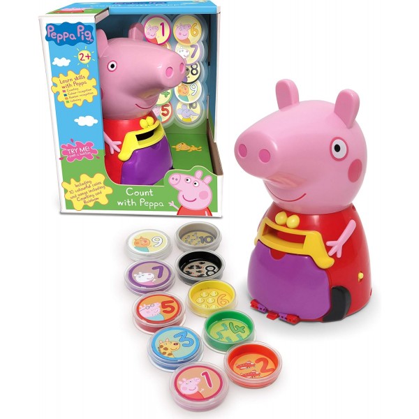Peppa Pig PP11 Count with Peppa, Multi & Peppa Pig: Peppa's Super Noisy Sound Book