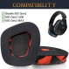 Turtle Beach Stealth 600 Gen 2/600 Gen 2 USB/600 Gen 2 Max 무선 게임용 헤드셋용 SOULWIT 냉각 젤 교체용 이어패드, 소음 차단 기능이 있는 이어 패드 쿠션 폼 냉각 젤-레드 스톰