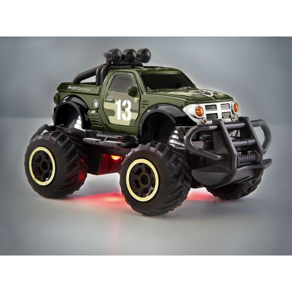 Revell Control Dodge RAM I 원격 제어 장난감 자동차 I 볼륨감 있는 타이어 및 래밍 로드 I 견고하고 내구성 있는 구조 I 야외 사용에 적합 I 8세, 14cm 27MHz 이상의 어린이에게 