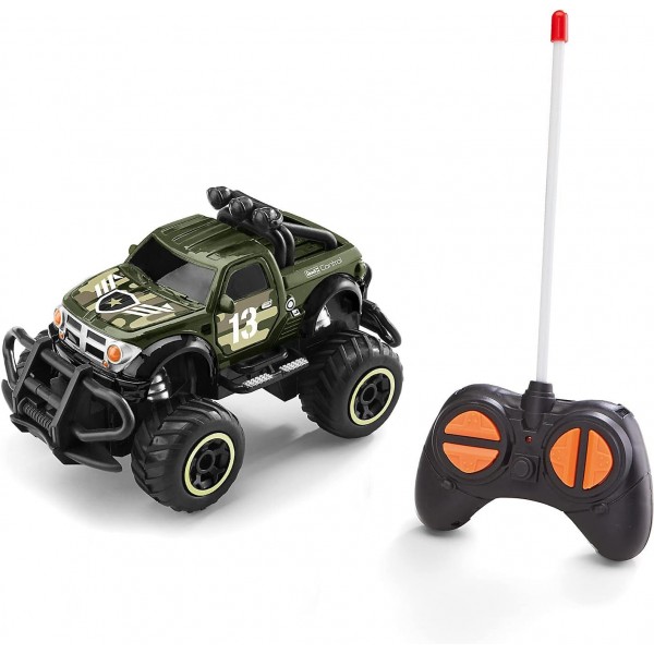 Revell Control Dodge RAM I 원격 제어 장난감 자동차 I 볼륨감 있는 타이어 및 래밍 로드 I 견고하고 내구성 있는 구조 I 야외 사용에 적합 I 8세, 14cm 27MHz 이상의 어린이에게 