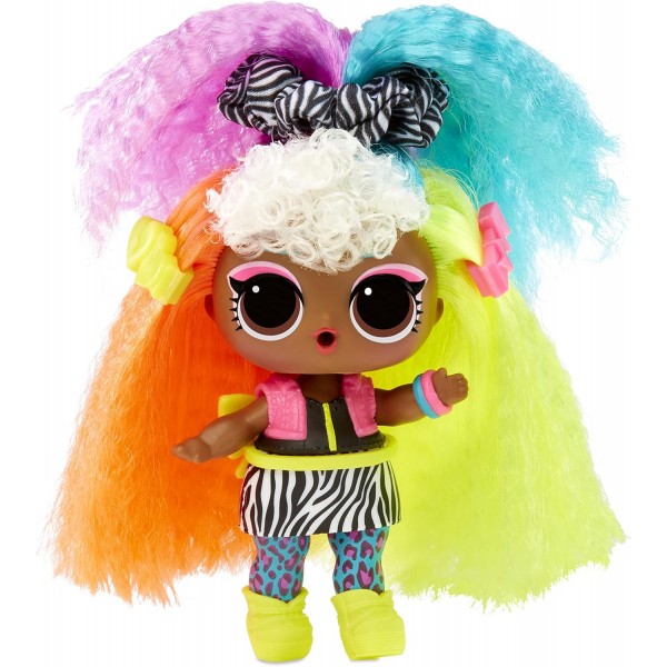 LOL Surprise Hair Hair Hair Tots - 의상, 신발, 액세서리 등을 포함하여 맞춤형 헤어스타일링 및 10가지 서프라이즈가 포함된 멋진 인형 1개 - 다양한 수집 가능 - 4세 이상 어린