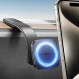 Magsafe 차량용 마운트용, iPhone 15 14 13 12 Pro Plus, 모든 대시보드, 앞 유리, 에어 벤트용 구부릴 수 있는 메모리 티타늄 합금 및 강철 후크 클립과 호환되는 차량용 자기 전