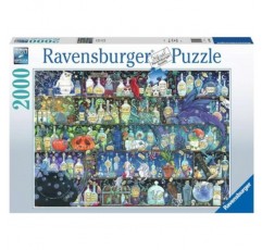 Ravensburger 16010 독약과 물약 성인을 위한 2000피스 조각 직소 퍼즐 – 모든 조각은 독특하며, Softclick 기술은 조각들이 완벽하게 맞춰진다는 것을 의미합니다.