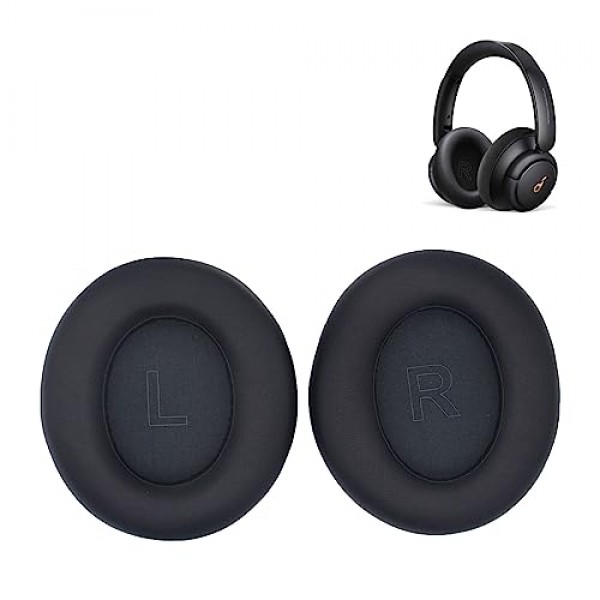 Anker Soundcore Life Q30 q30bt Q35용 이어패드 Soundcore Q30 q30bt & Q35용 교체용 이어 쿠션 패드용 단백질 가죽 및 메모리 폼이 포함된 교체용 이어 쿠션 패드
