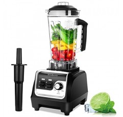 블렌더 전문 조리대 블렌더, 70Oz BPA 프리 용기가 포함된 셰이크 및 스무디용 2200W 고속 상업용 블렌더, 얼음 분쇄용 스무디 메이커, 냉동 디저트 및 견과류 등