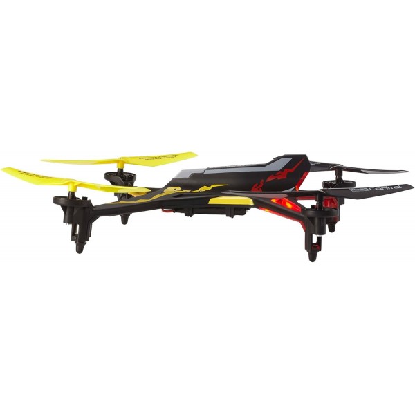 Revell Control RC 쿼드로콥터, 2.4GHz 리모콘으로 원격 제어, 780mAh 배터리, 빠르고 민첩함, 속도 수준 및 뒤집기 기능, 헤드리스, LED 조명, 견고함, QUADROTOX 23913