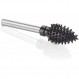 Kutzall Extreme Flame 로터리 버, 1/8 샤프트, Dremel, Foredom, Dewalt, Milwaukee용 헤비 듀티 목공 부착물. 연마 카바이드, 1/4(6.3mm) Dia. x 1/2(12.7mm) 길이 Flx-14-Eg