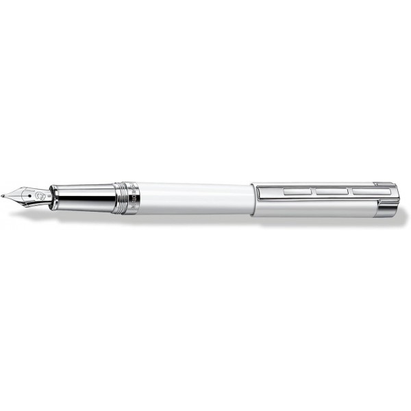 STAEDTLER Initium Resina 만년필, 고급 화이트 레진, EF, Made in Germany, 우아한 선물 포장, 9PB110EF