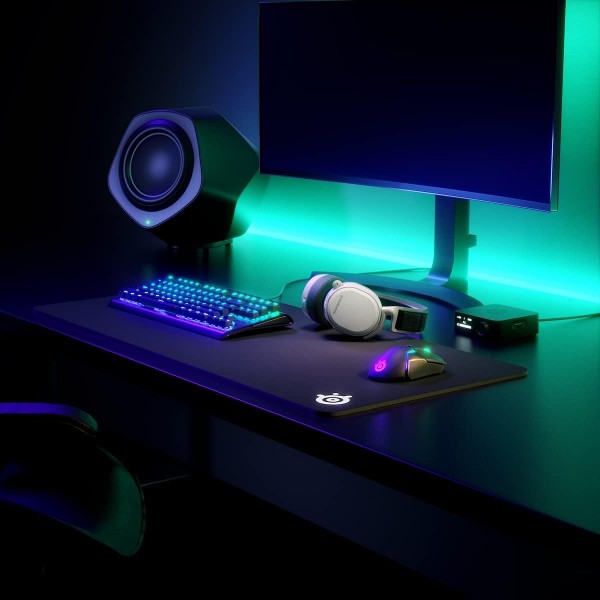 SteelSeries Arctis Pro Wireless - 무선 게임용 헤드셋(2.4GHz 및 Bluetooth) - 고화질 스피커 드라이버 - PC, PS5 및 PS4용 - 흰색 Arctis Pro 무선 흰색