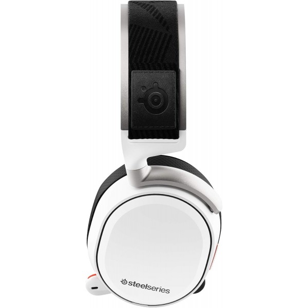 SteelSeries Arctis Pro Wireless - 무선 게임용 헤드셋(2.4GHz 및 Bluetooth) - 고화질 스피커 드라이버 - PC, PS5 및 PS4용 - 흰색 Arctis Pro 무선 흰색
