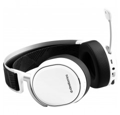 SteelSeries Arctis Pro Wireless - 무선 게임용 헤드셋(2.4GHz 및 Bluetooth) - 고화질 스피커 드라이버 - PC, PS5 및 PS4용 - 흰색 Arctis Pro 무선 흰색