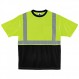 Ergodyne GloWear 8289BK ANSI 검은색 바닥 높은 가시성 주황색 반사 안전 티셔츠, 특대형, 라임
