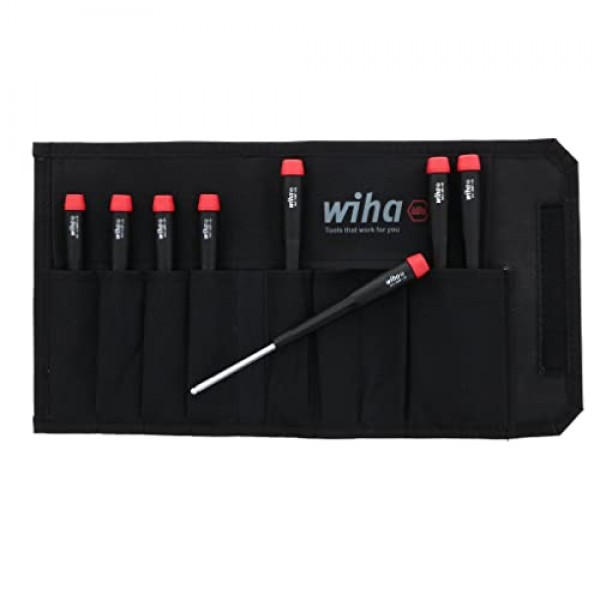 Wiha 26499 볼 엔드 육각 드라이버 세트, 인치, 8개