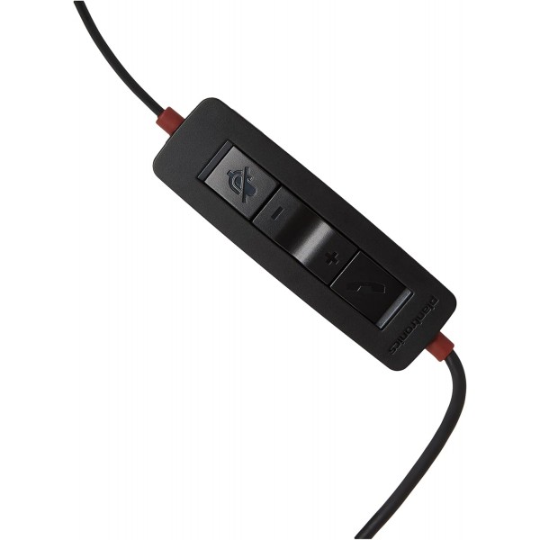 플랜트로닉스 모노 USB-헤드셋 '블랙와이어 C3210', 슈바르츠 모노 USB-A 싱글