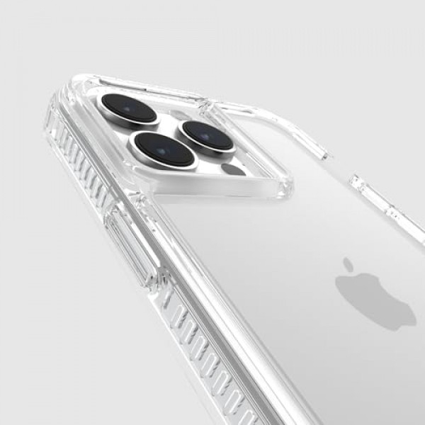 Case-Mate 터프 클리어 iPhone 15 Pro Max 케이스 [16피트 D3O 낙하 보호] [무선 충전 호환] iPhone 15 Pro Max 6.7용 휴대폰 케이스, 충격 방지 소재, 노란색 방지, 긁힘 방지 기술