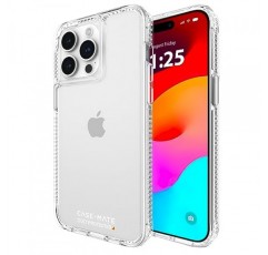 Case-Mate 터프 클리어 iPhone 15 Pro Max 케이스 [16피트 D3O 낙하 보호] [무선 충전 호환] iPhone 15 Pro Max 6.7용 휴대폰 케이스, 충격 방지 소재, 노란색 방지, 긁힘 방지 기술