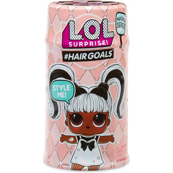 MGA 엔터테인먼트 L.O.L. 서프라이즈 헤어 목표 556220E7C 스타일링 헤어 및 액세서리가 있는 인형, 모듬, 멀티컬러