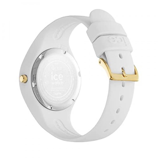 Ice-Watch - ICE Flower Poppy Fields - 실리콘 스트랩이 포함된 화이트 여성용 시계 - 020512(소형), 화이트, 스트랩