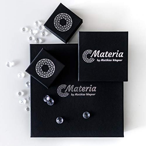 MATERIA by Matthias Wagner 실버 귀걸이 여성 925 매달린 날개 귀걸이 천사 날개