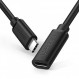 UGREEN USB 유형 C 연장 케이블(10Gbps), USB 3.2 유형 C 남성-여성 고속 충전, MacBook Pro iPad Pro와 호환 Dell XPS 표면 스위치 DJI Mavic 동글 허브, 1.5FT
