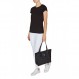 Armani Exchange 여성용 베이직 by Armani, 지속 가능한 로고 패치 쇼핑, 원 사이즈
