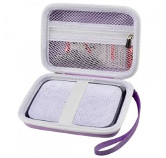 HP Sprocket Portable 2x3/ Select 2.3x3.4/ 2nd Edition 프린터와 호환되는 케이스, Zink 인화지, USB 케이블 및 기타 액세서리에 적합한 여행용 휴대용 정리함 홀더(박스만 해당) - 보