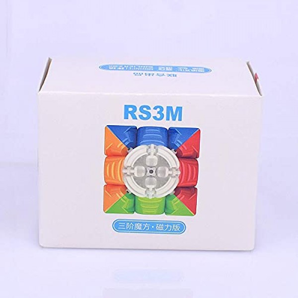 LiangCuber Moyu RS3M 2020 3X3 자기 속도 큐브 스티커가없는 Moyu RS3 M 2020 3x3x3 매직 큐브 퍼즐