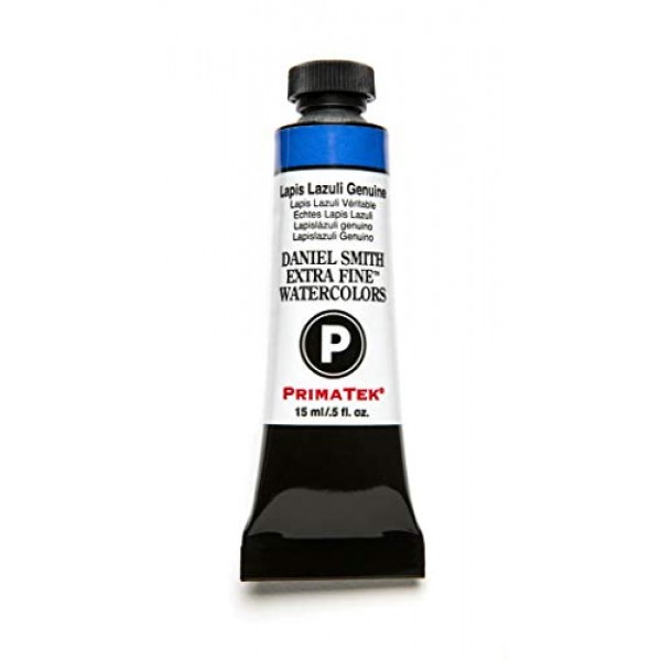 DANIEL SMITH 284600138 엑스트라 파인 수채화 15ml 페인트 튜브, 라피스 라줄리 정품, 0.5 Fl Oz (1 팩)