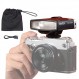 Godox Lux 주니어 플래시, 레트로 카메라 플래시, GN12 6000K CCT A/M 모드, 1/1-1/64 플래시 전원, Canon Nikon Sony Fuji Olympus 핫슈 카메라용