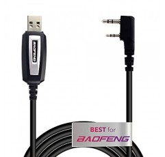 Baofeng 라디오 UV-82용 MIRKIT Baofeng 프로그래밍 케이블 및 기타 Ham 라디오와 호환 가능: Baofeng UV-5R, 5RA, 5R Plus, 5RE, BF F8HP, UV3R Plus, BF-888S, 5R EX, 5RX3, GA-2S, BF- F8+