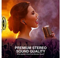 Monster MH21901 137146-00 Clarity 102 Bluetooth 헤드폰 인이어 헤드셋, 땀 방지, 발수, 프리 사이즈, 블랙