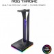 ASUS ROG Throne 게이밍 헤드셋 마운트(7.1 서라운드 사운드, USB 3.1 포트 2개, AURA Sync) Aura Sync(예) 무선 충전(아니요)