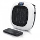 Brandson - 원격 제어 기능이 있는 소켓 팬 히터, 700W, 온도 조절 장치가 있는 연속 온도 제어 15~30°C, 타이머 1~12시간, 과열 방지, 온도 조절 장치를 사용한 난방 - 저소음 -