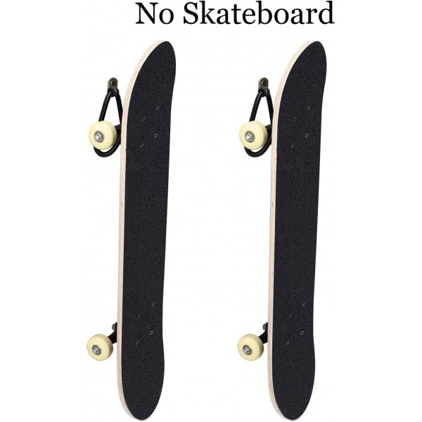 Gdglobal 2 pcs 스케이트 보드 벽 걸이, 스케이트 보드 longboard 페니 보드 용 나사가있는 조정 가능한 후크 벽 걸이 벽 마운트 브래킷